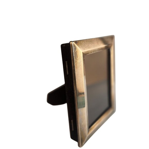 Vintage Silver Tone Picture Frame 5"x7" Hinged Back Stand Classic Home Decor - Picture 10 of 15